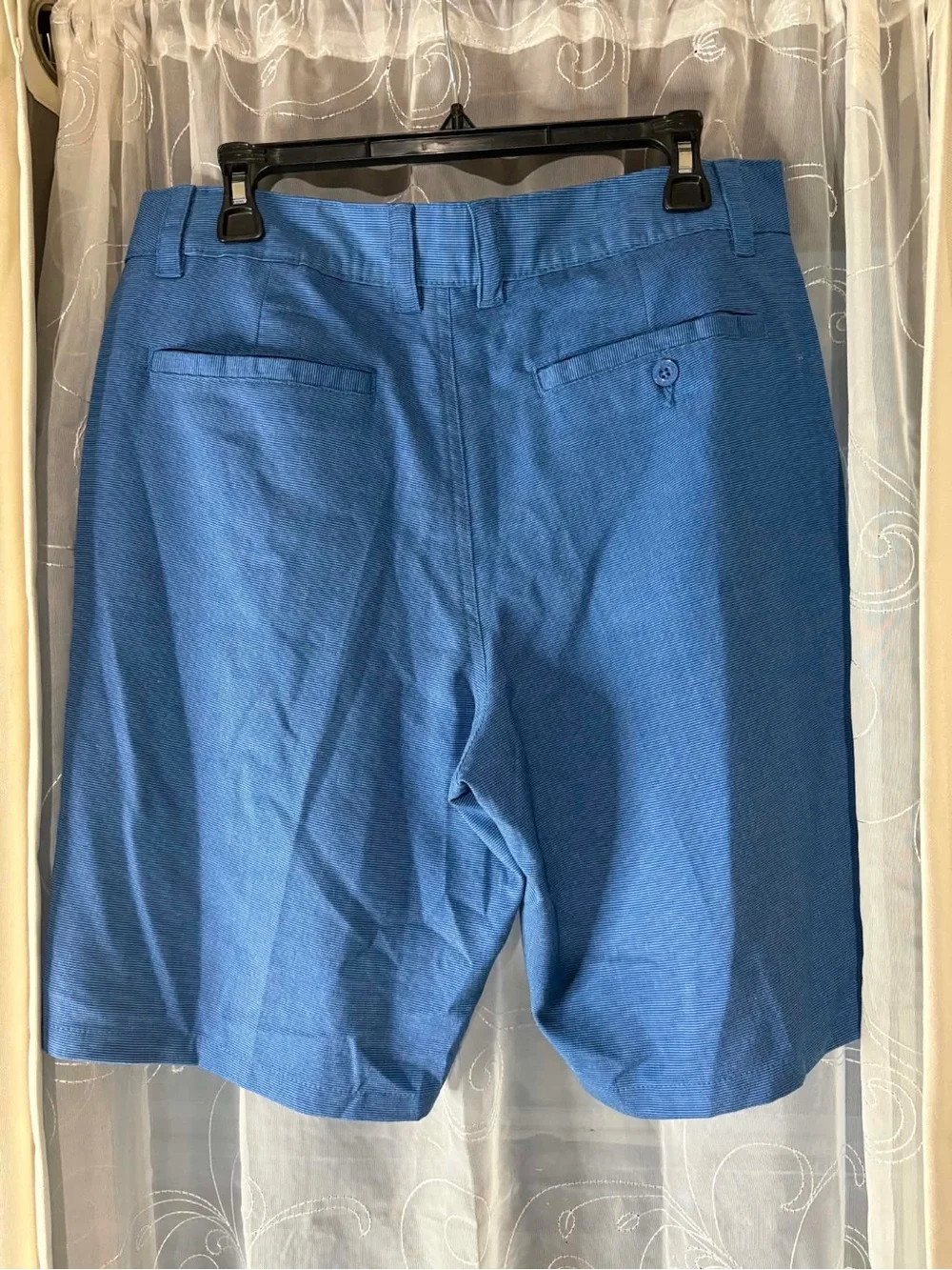 O’Neill Men's Blue Performance textured hybrid Stretch Shorts Blue size 34 inch